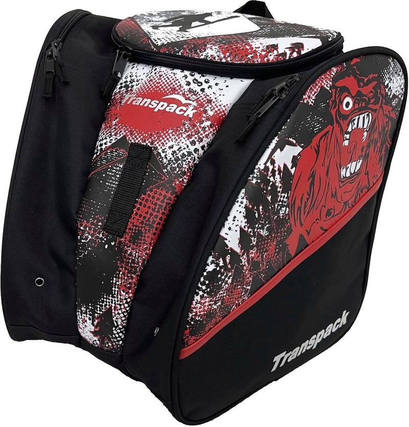 Transpack Edge Junior+ 38L Water-Resistant Padded Multi-Compartment Ski/Snowboard Boot Helmet Goggles & Gear Backpack Bag - Image 2